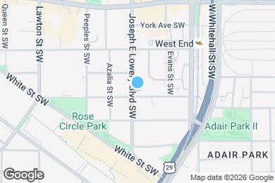 Map image of the property - 903 Beecher St SW