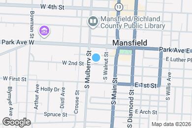 Map image of the property - 49 W 2nd St