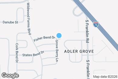 Map image of the property - 3243 Grove Berry Ln