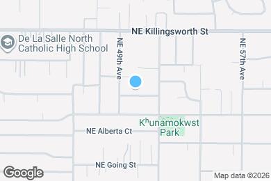 Map image of the property - 5023 NE Sumner St