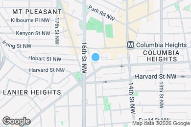 Map image of the property - 3021 15th St NW