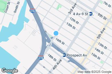 Map image of the property - 587 3rd Ave