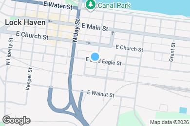 Map image of the property - 352 E Bald Eagle St