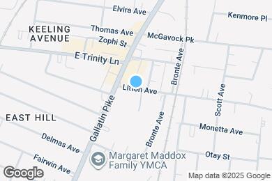 Map image of the property - 1118 Litton Ave