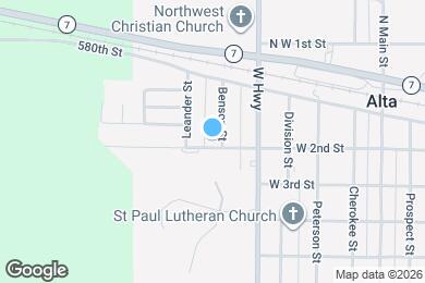 Map image of the property - 601 W 2ND ST