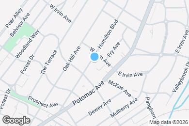 Map image of the property - 1038 Hamilton Blvd