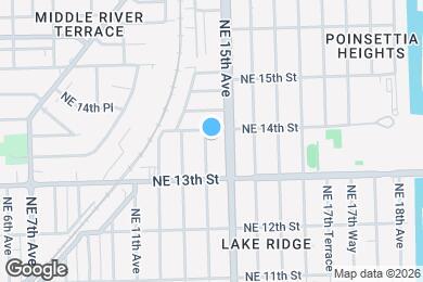 Map image of the property - 1336 NE 14th Ave