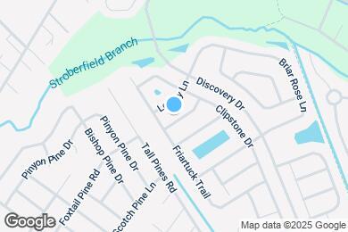 Map image of the property - 4016 Broken Arrow Dr