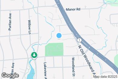 Map image of the property - 1047 N Old Woodward Ave