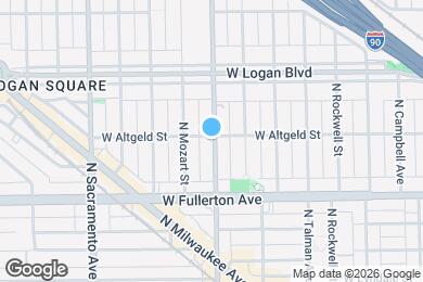 Map image of the property - 2456 N California Ave