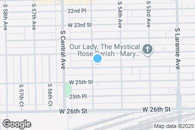 Map image of the property - 5436 W 24th Pl