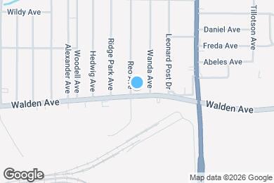 Map image of the property - 1302 Walden Ave