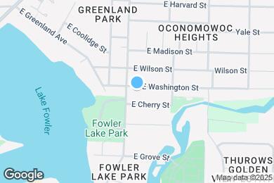 Map image of the property - 613 E Washington St