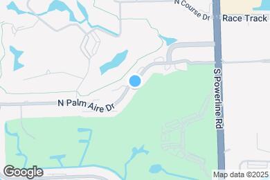 Map image of the property - 2850 N Palm Aire Dr