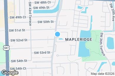 Map image of the property - 5170 SW 40th Ave