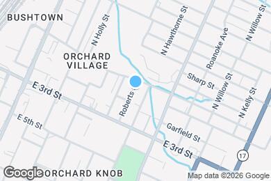 Map image of the property - 438 Roberts St