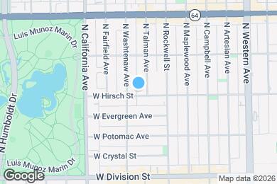 Map image of the property - 2642 W Hirsch St