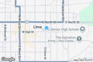 Map image of the property - 225 E High St