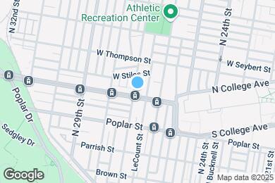 Map image of the property - 2639 W Girard Ave