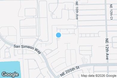 Map image of the property - 20805 NE 8th Ct