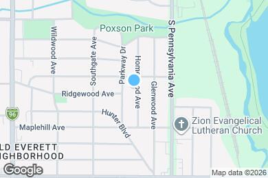 Map image of the property - 3716 Homewood Ave