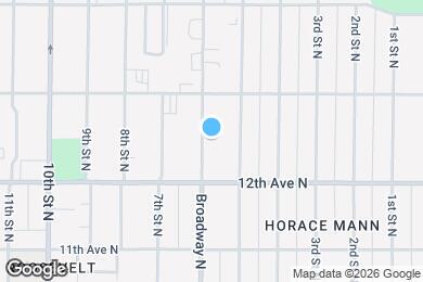 Map image of the property - 1225 Broadway N