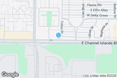 Map image of the property - 209 W Channel Islands Blvd