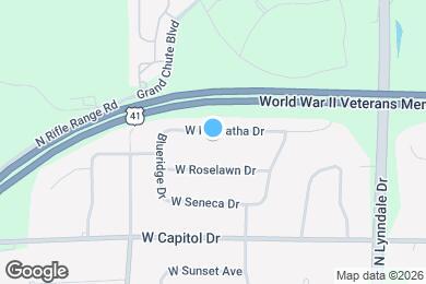 Map image of the property - 3033 W Hiawatha Dr