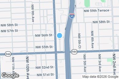 Map image of the property - 5590 NW 6th Pl