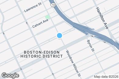 Map image of the property - 1605 W Boston Blvd