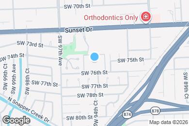 Map image of the property - 9445 SW 76th St
