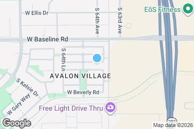 Map image of the property - 6327 W Branham Ln