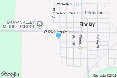 Map image of the property - 103 S Bates St