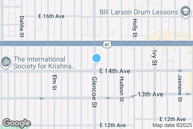 Map image of the property - 1418 Glencoe St