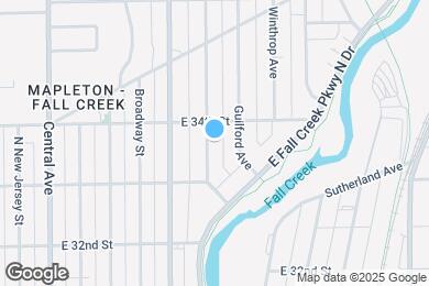 Map image of the property - 3343 Carrollton Ave