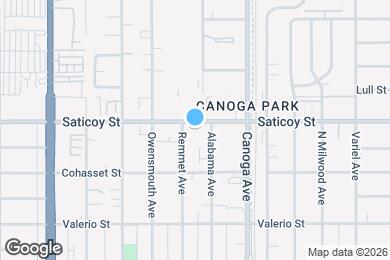 Map image of the property - 21520 Saticoy St