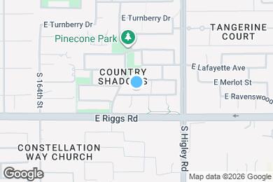 Map image of the property - 3068 E Ravenswood Dr