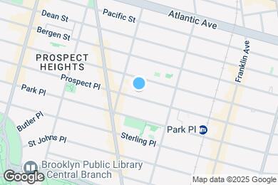 Map image of the property - 437 Prospect Pl