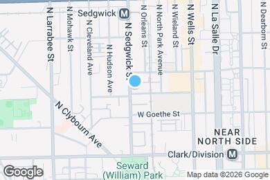 Map image of the property - 340 W Evergreen Ave