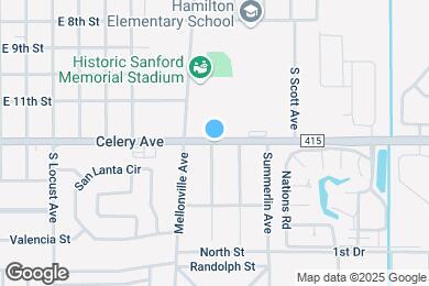 Map image of the property - 1355 Celery Ave