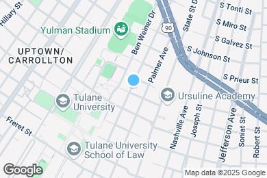 Map image of the property - 2607 Calhoun St