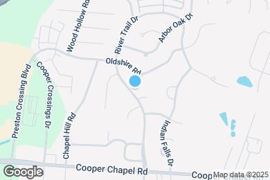 Map image of the property - 9805 River Trail Dr