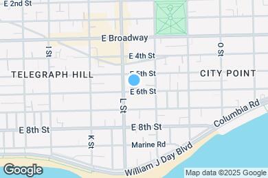 Map image of the property - 648 E 6th St