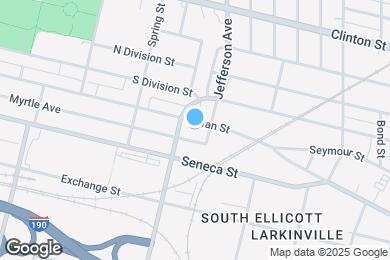 Map image of the property - AP Lofts at Larkinville