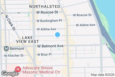 Map image of the property - 637 W Melrose St