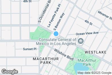 Map image of the property - 603 S Rampart Blvd