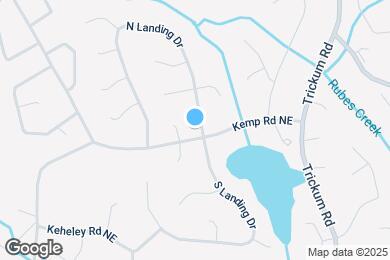 Map image of the property - 4501 N Landing Dr