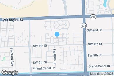 Map image of the property - 8858 W Flagler St