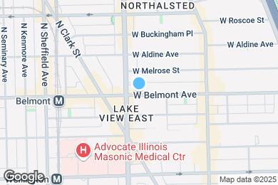 Map image of the property - 742 W Belmont