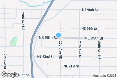 Map image of the property - 9427 25th Ave NE